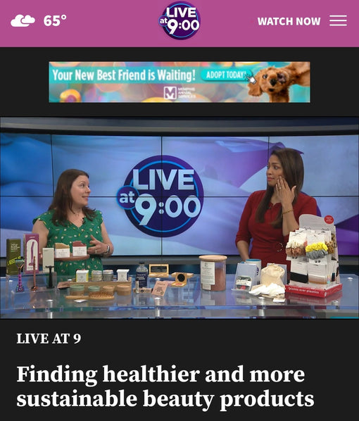 Finding healthier and more sustainable beauty products on Live at 9