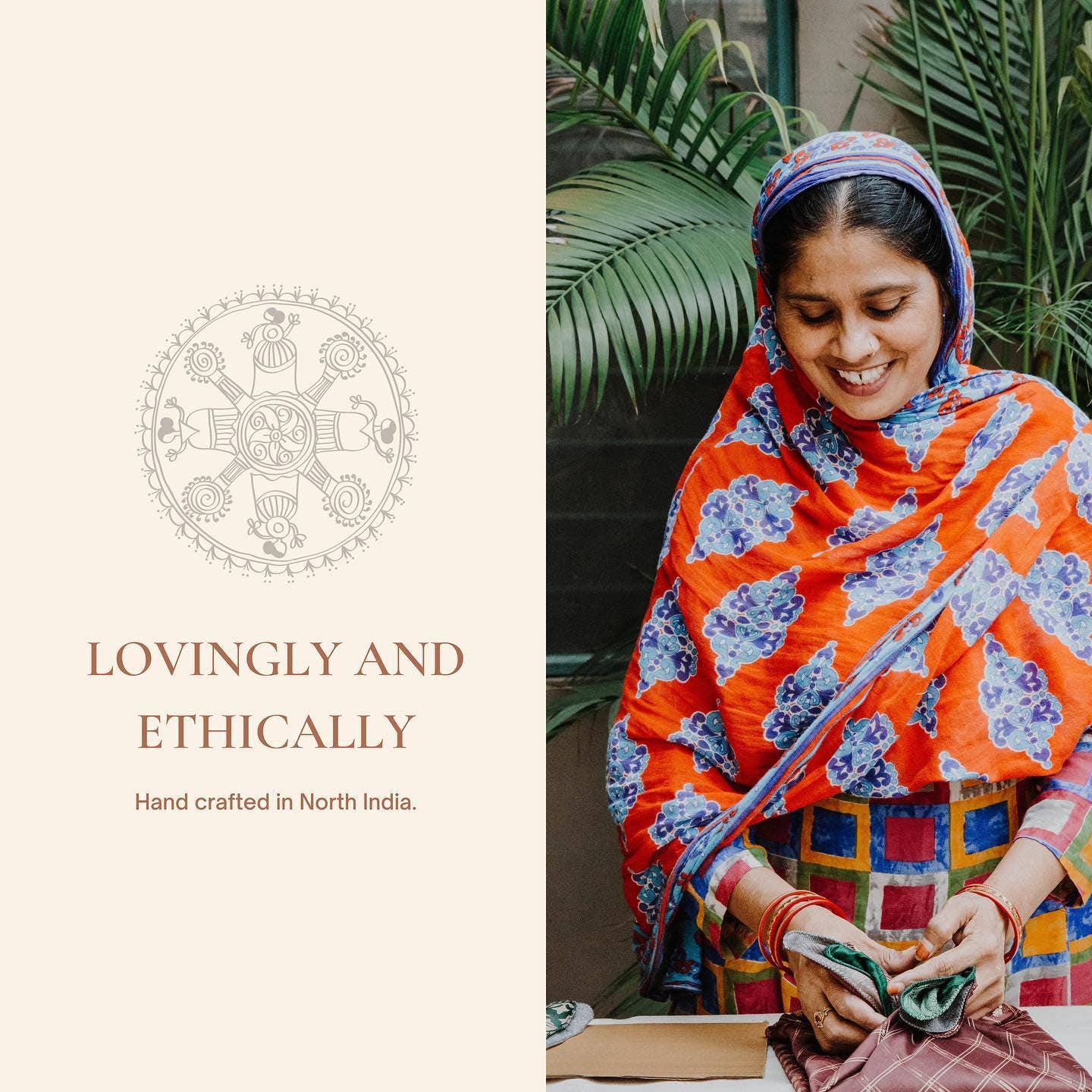 Upcycled Sari Gift Bags: Large