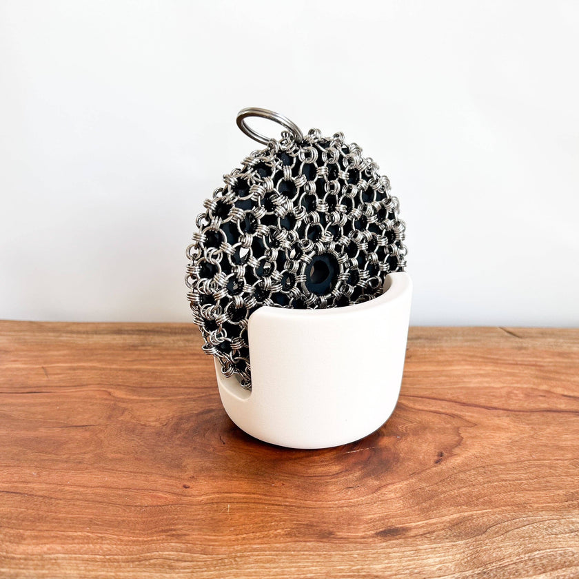 Sponge Holder | Diatomite | Sink Caddy: Beige