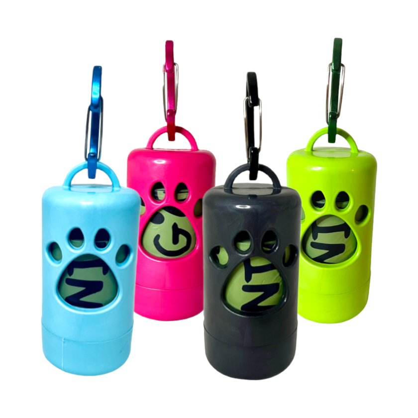 Giving Paws Compostable Poop Bag Dispenser: Pink