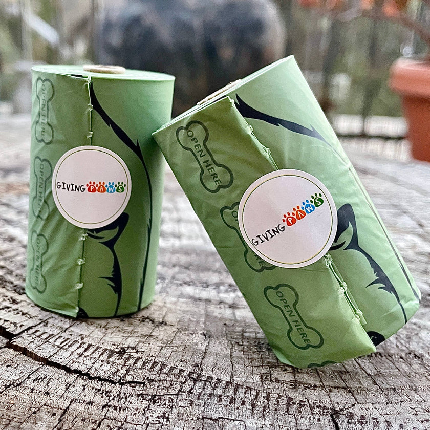 Giving Paws Compostable Dog Poop Bags