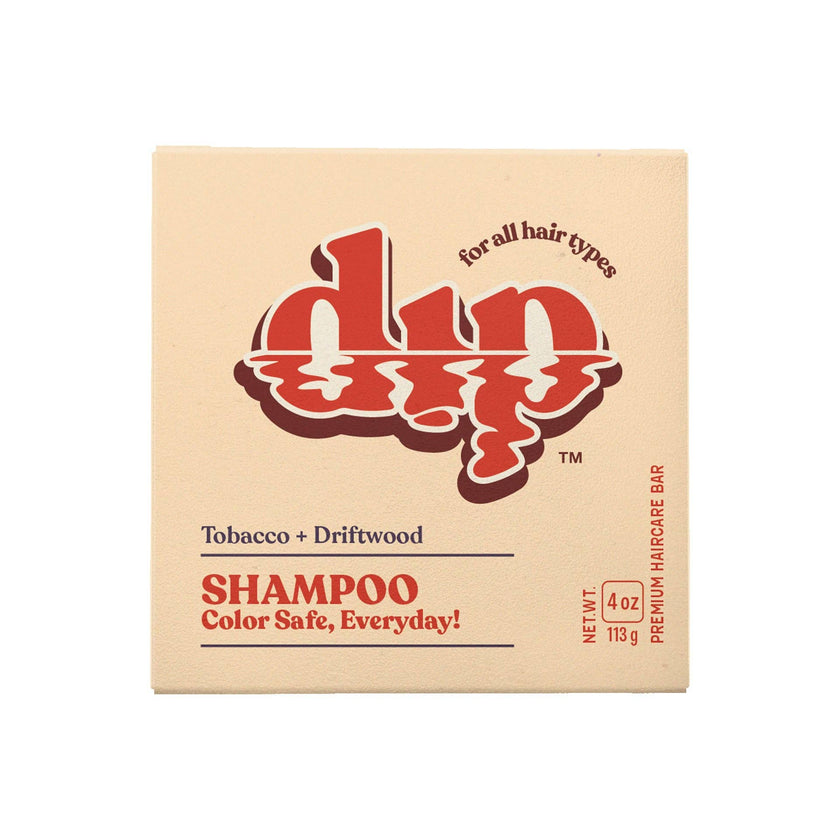 Dip Color Safe Shampoo Bar for Every Day - Tobacco & Driftwood