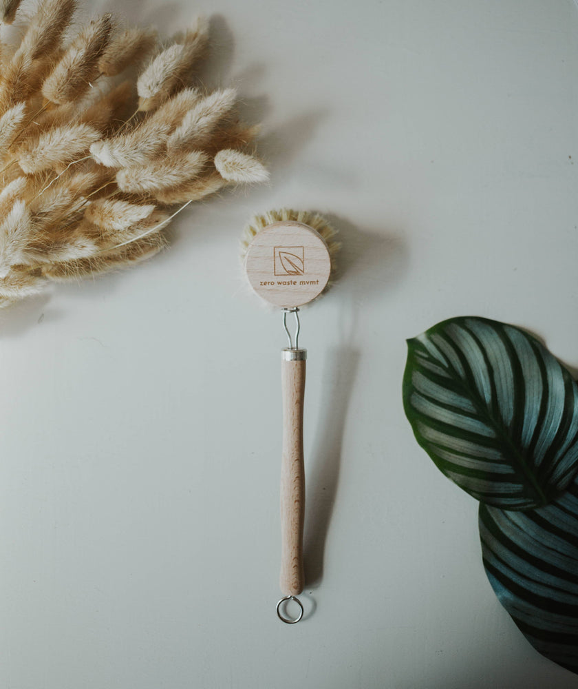 Wooden Dish Brush with Replaceable Head
