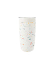 W&P Insulated Ceramic Stainless Steel Coffee & Drink Tumbler: Terrazzo Cream