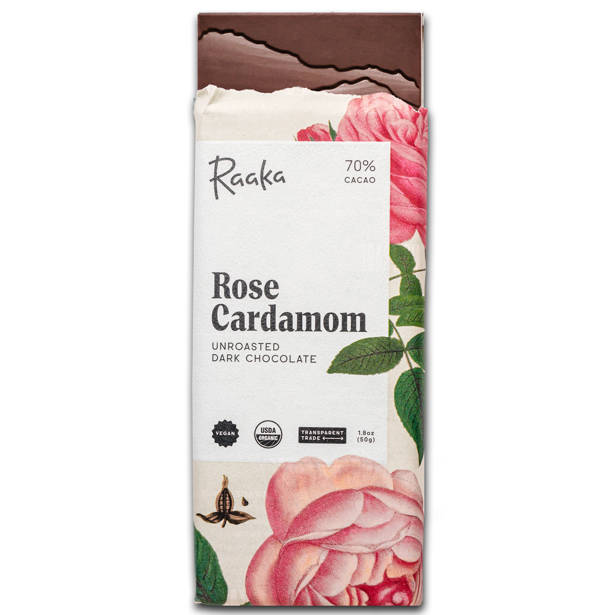 70% Rose Cardamom Bar - Valentine's Limited Batch