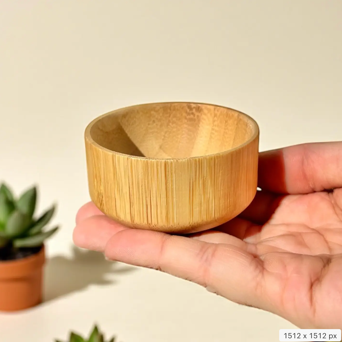 Small Bamboo Serving Bowl