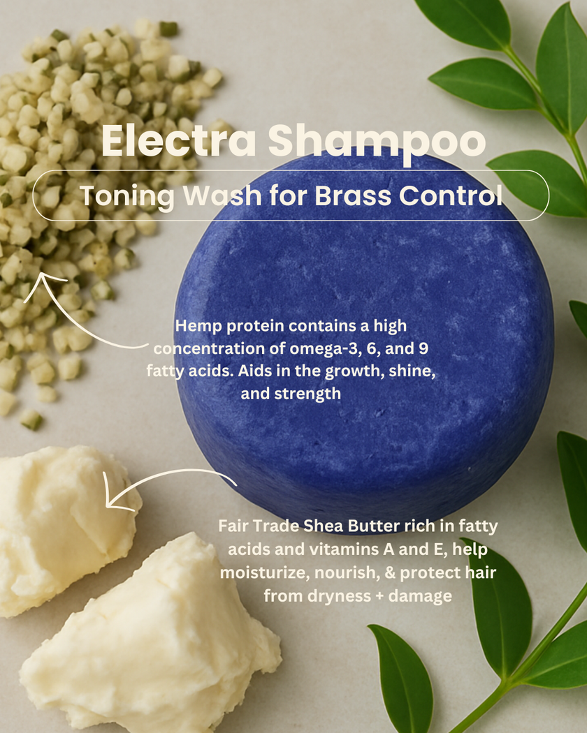 Sudz Cauldron Toning Wash for Brass Control, Electra Solid Shampoo