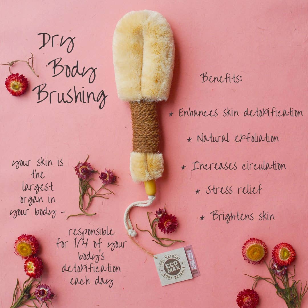 Premium Dry Body Brush - All Natural