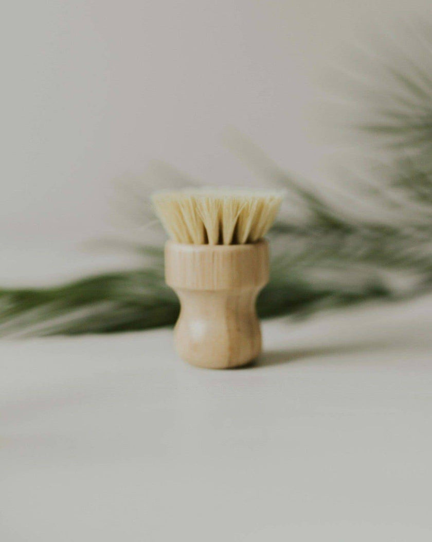 Bamboo Pot Brush with Sisal Bristles
