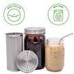 Cold Brew Coffee and Tea Maker Stainless Steel Filter Kit: Quart