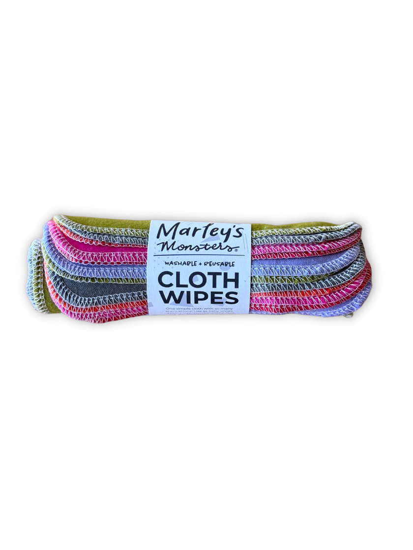 Marley's Monsters: Cloth Wipes 12 Count
