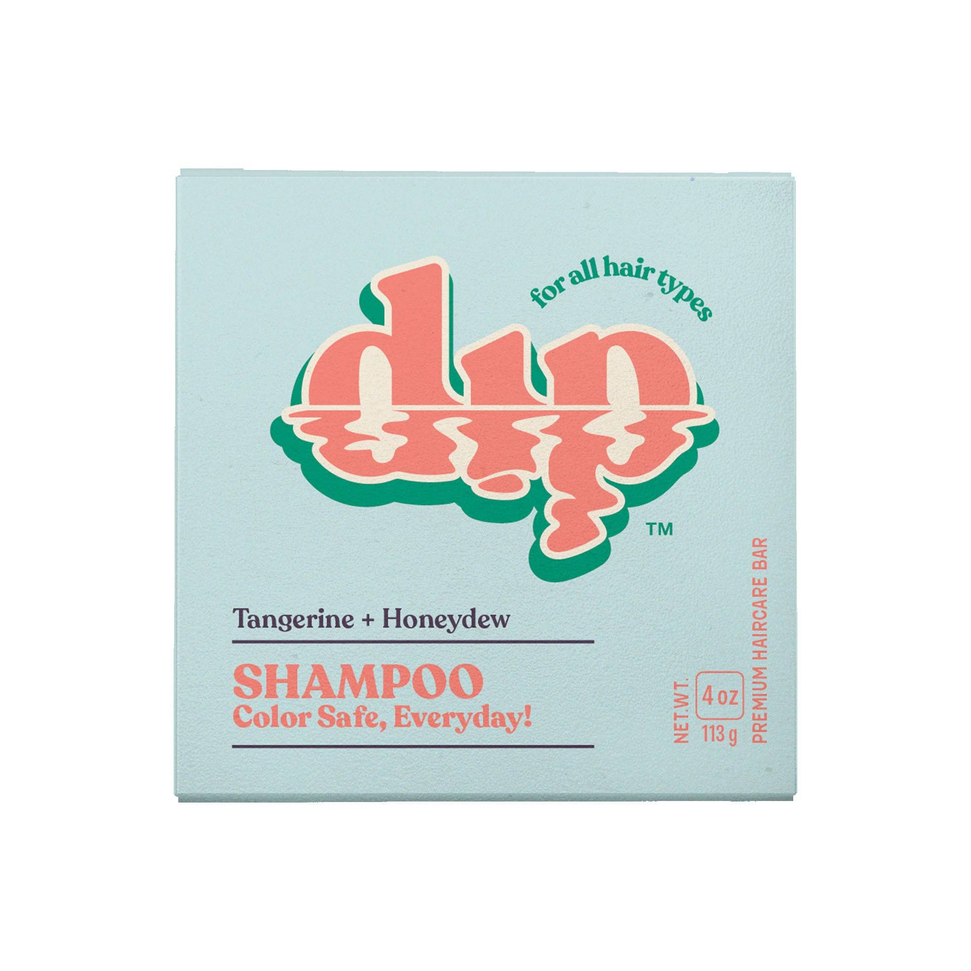 Dip Shampoo Bar: Color Safe, Everyday - Tangerine & Honeydew: 4 oz