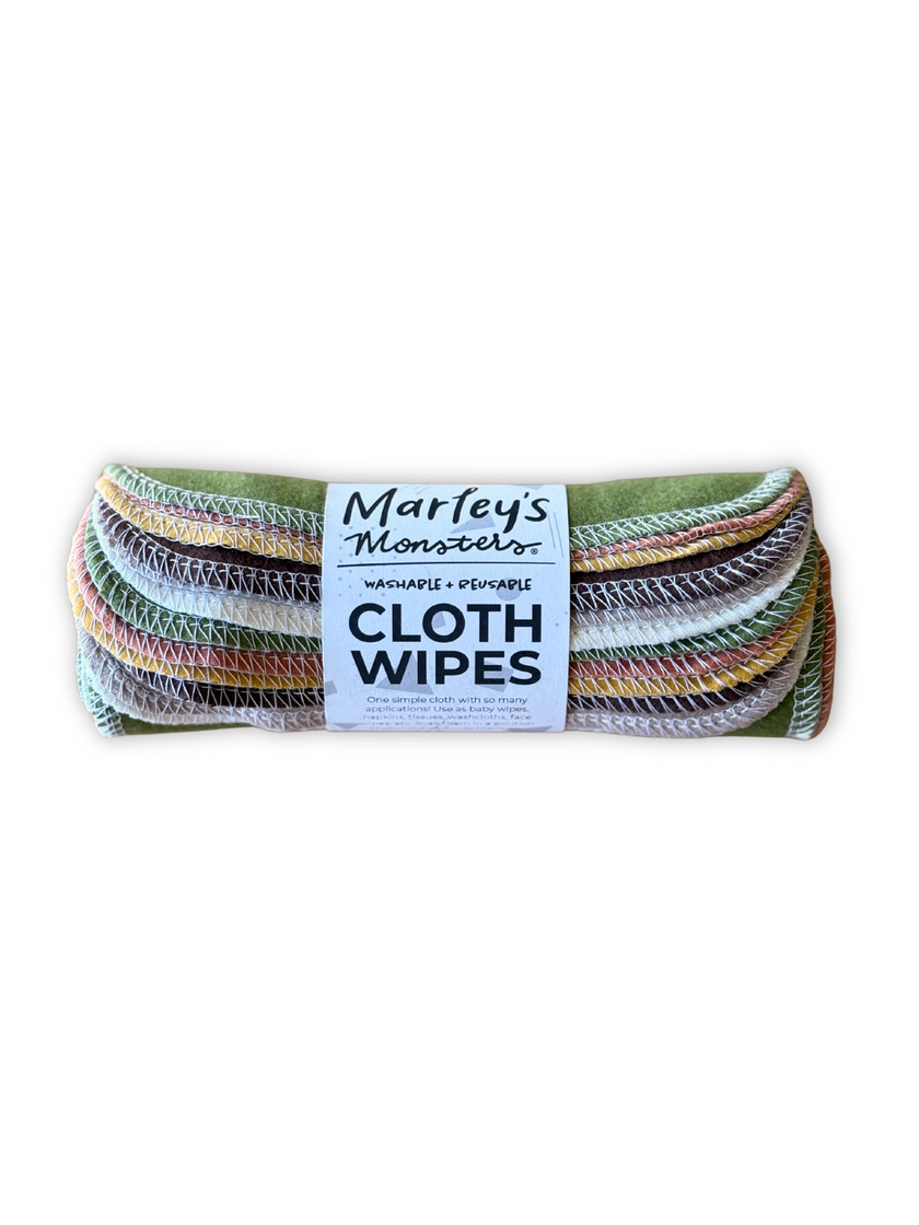 Marley's Monsters: Cloth Wipes 12 Count