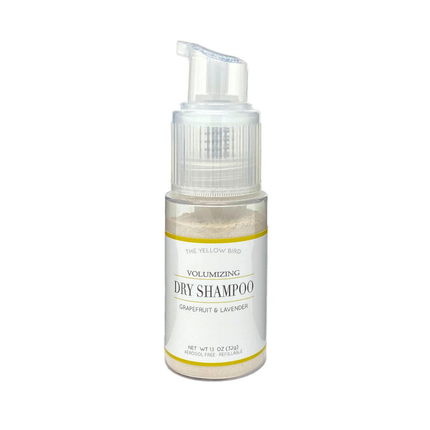 The Yellow Bird Grapefruit Lavender Dry Shampoo Bottle