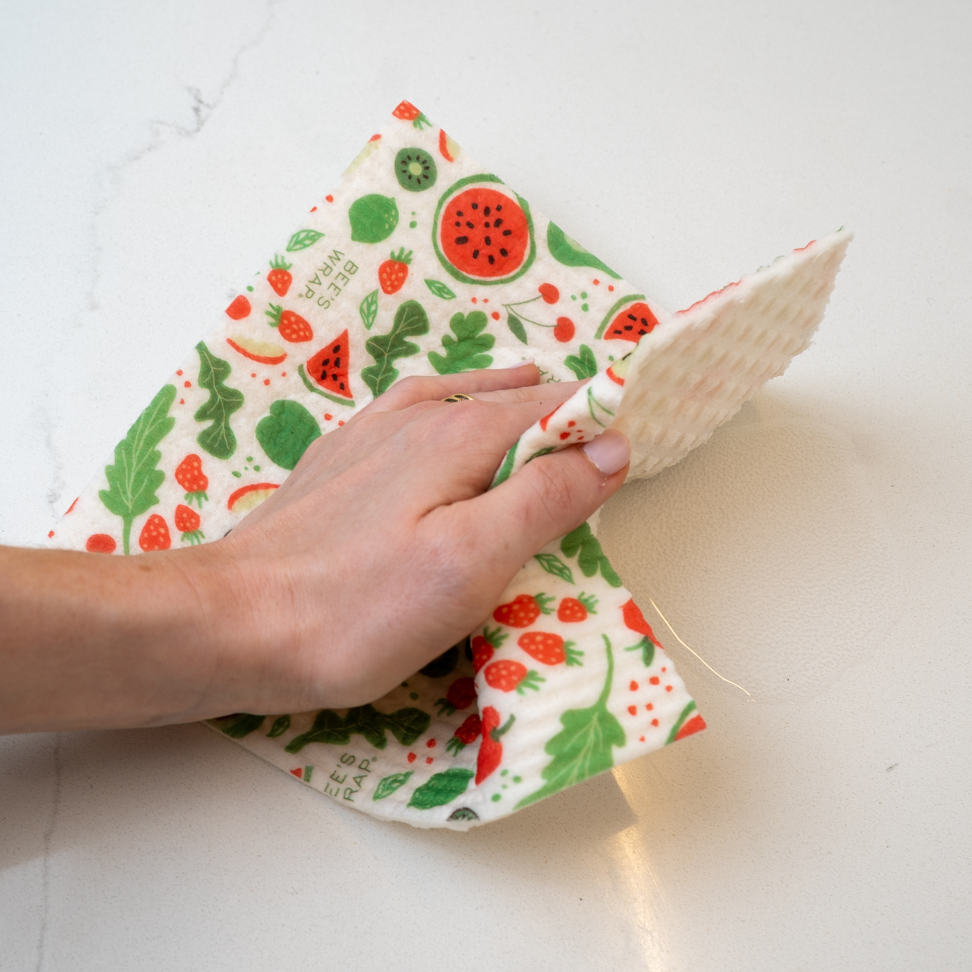 Bees Wrap Swedish Dishcloth 3 Pack - Garden Party Prints