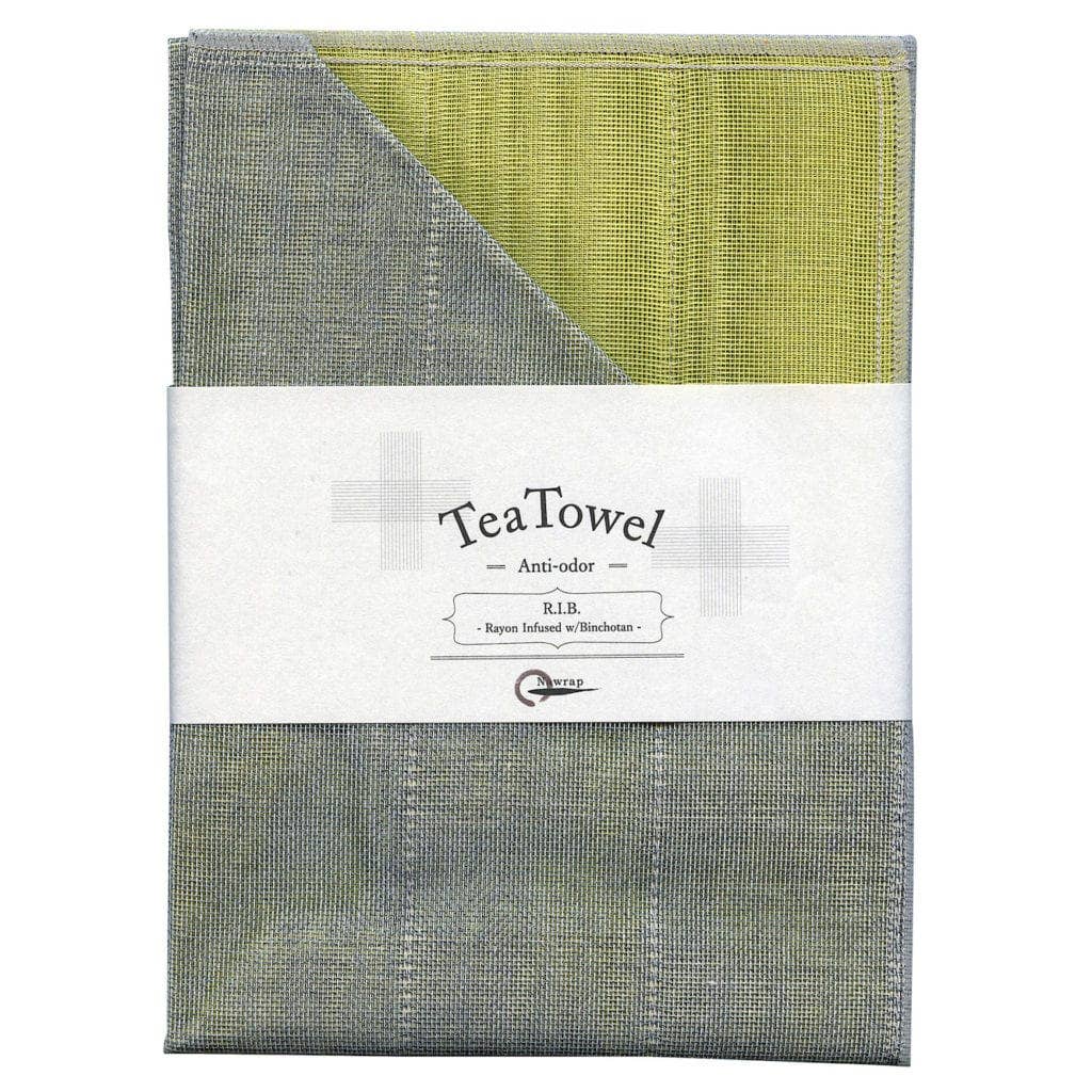 Nawrap Binchotan Tea Towels, Aqua