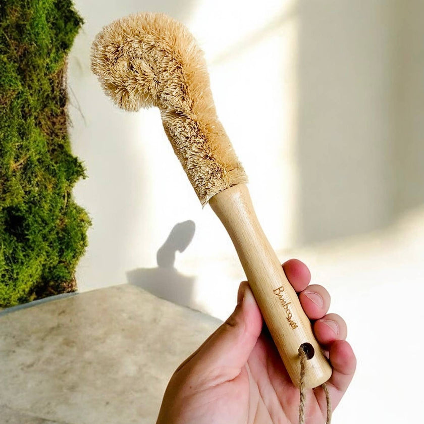 Bamboo Switch Bamboo Glassware Scrub Brush