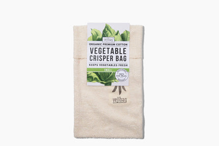 SMALL VEJIBAG- Organic Vegetable Crisper Bag for meal prep