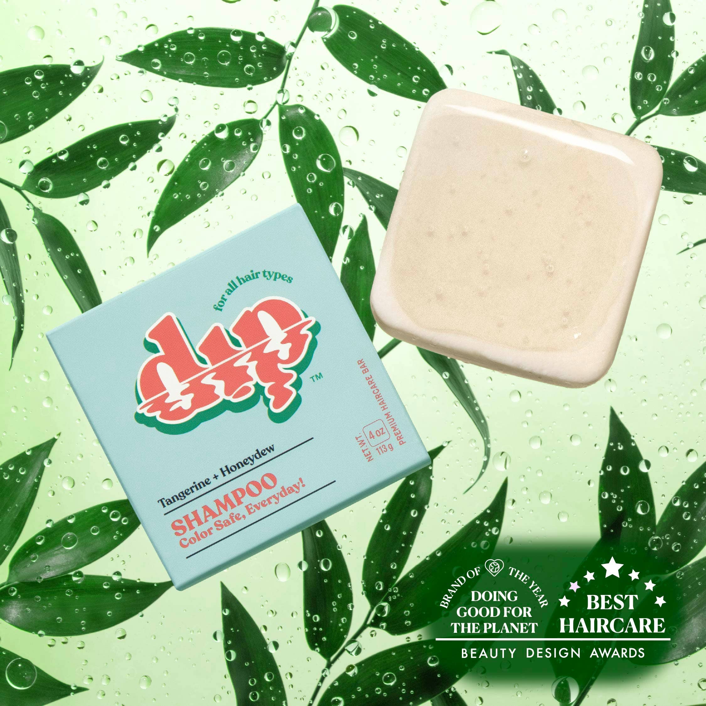 Dip Shampoo Bar: Color Safe, Everyday - Tangerine & Honeydew: 4 oz