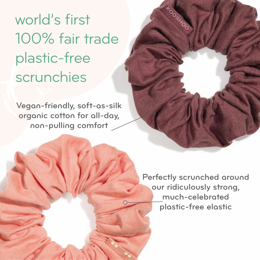 Kooshoo Plastic-free Scrunchies - Sunrise