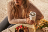W&P Insulated Ceramic Stainless Steel Coffee & Drink Tumbler: Terrazzo Cream