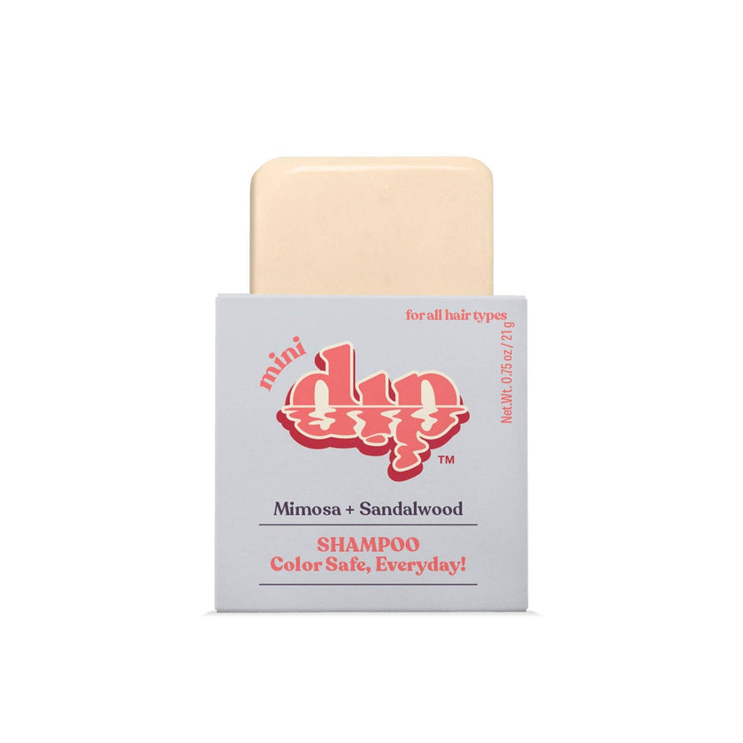 Mini Dip Shampoo Bar: Color Safe, Everyday - Mimosa & Sandalwood: 0.75 oz