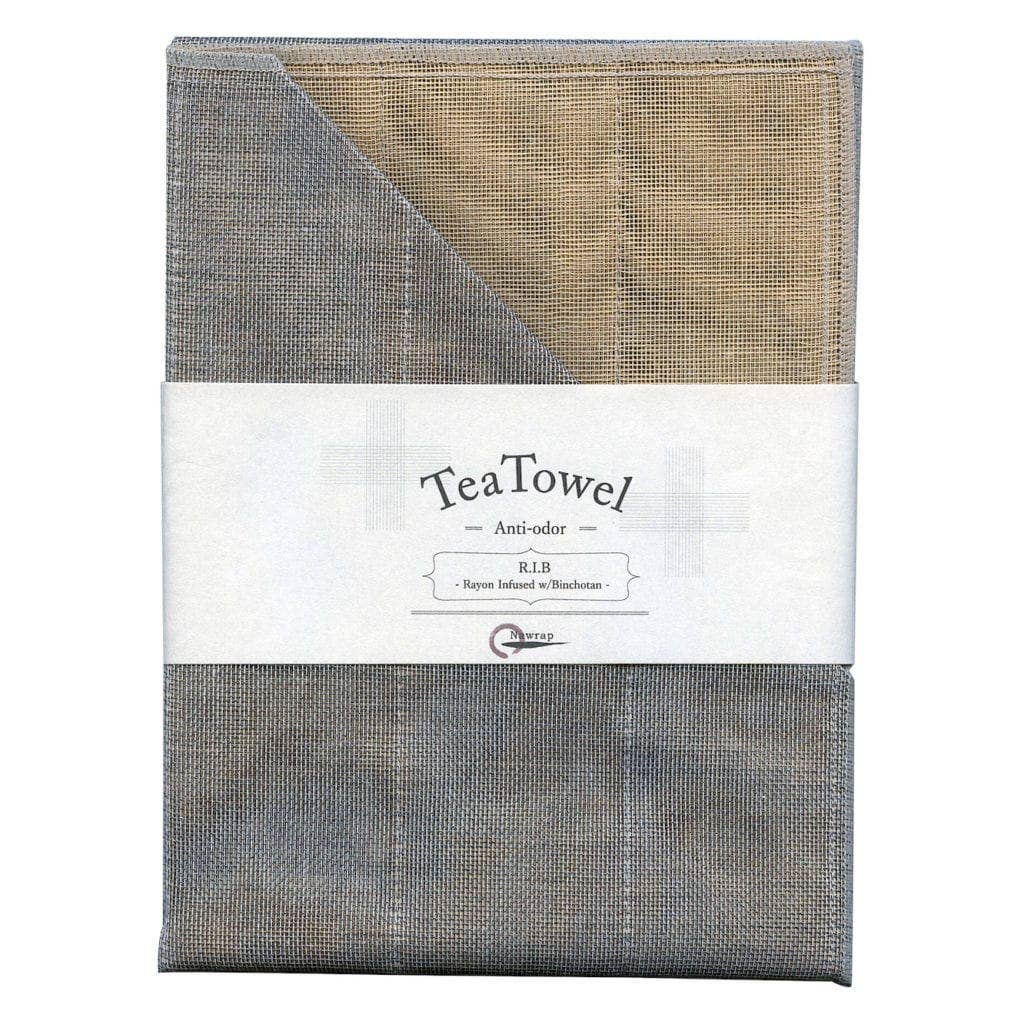 Nawrap Binchotan Tea Towels, Aqua