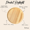 Bamboo Dining Plate | Circle | NEW Kitchen