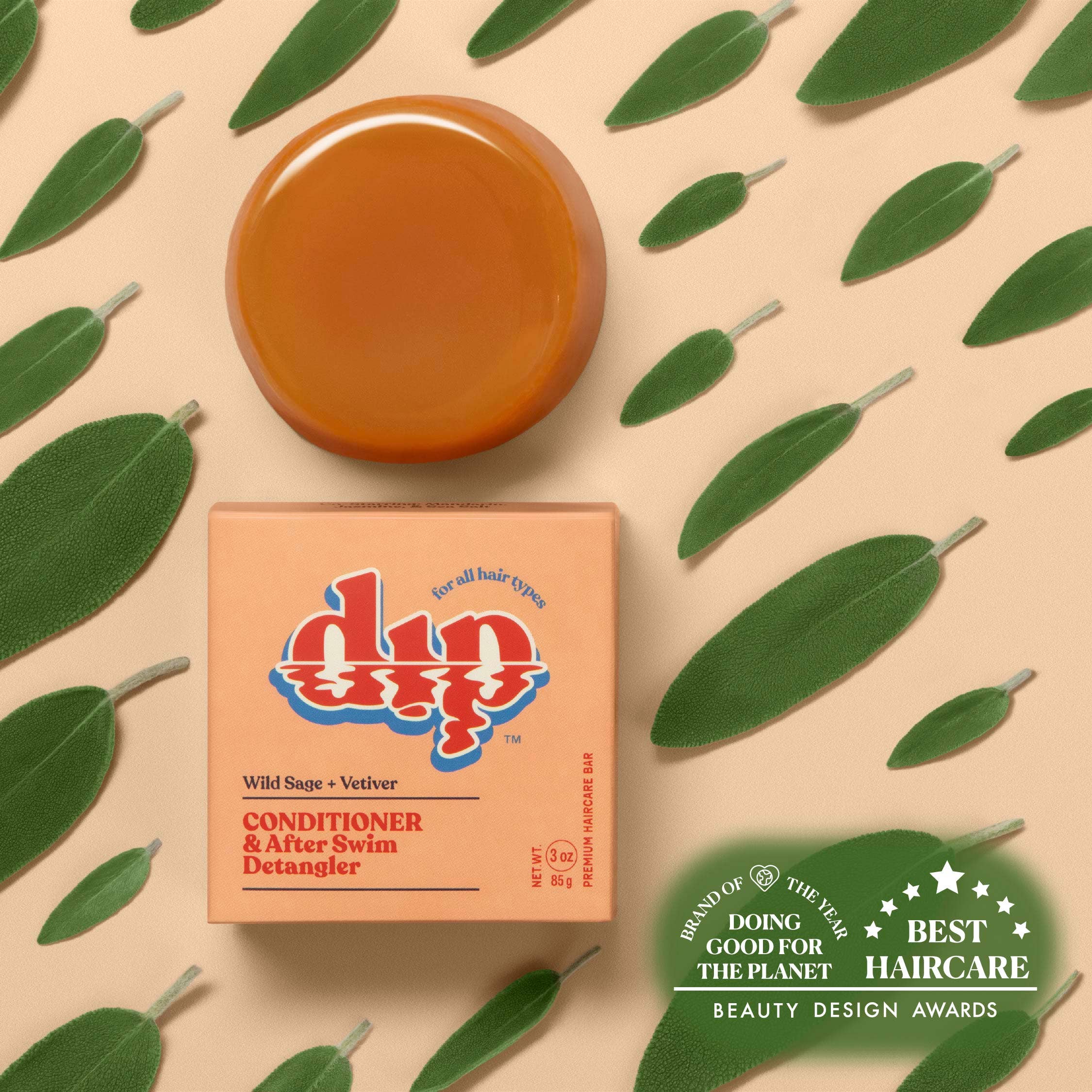 Dip Conditioner Bar & After Swim Detangler - Wild Sage & Vetiver: 3 oz