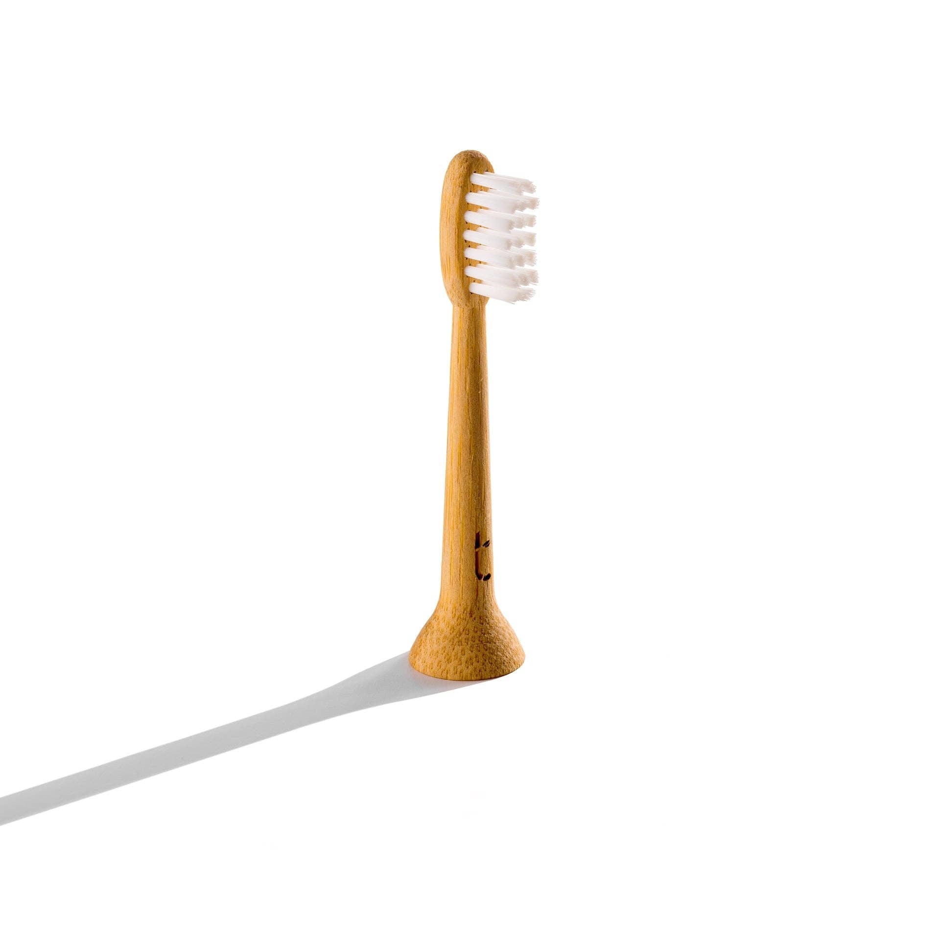 Bamboo electric toothbrush head