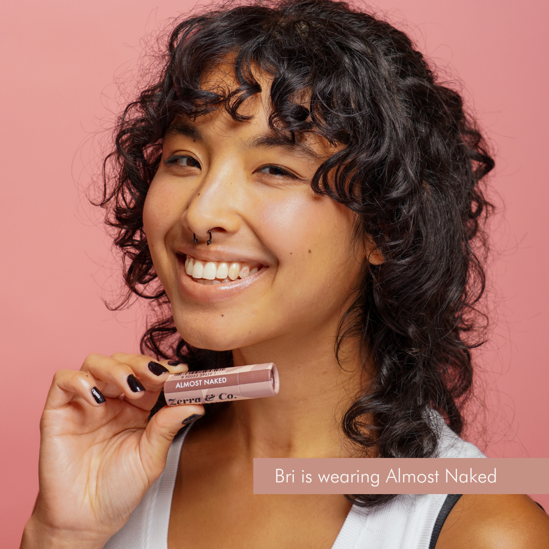 Tinted Lip Balm | Vegan Sheer Jumbo Zero Waste Lip Balm: Coral Sunset