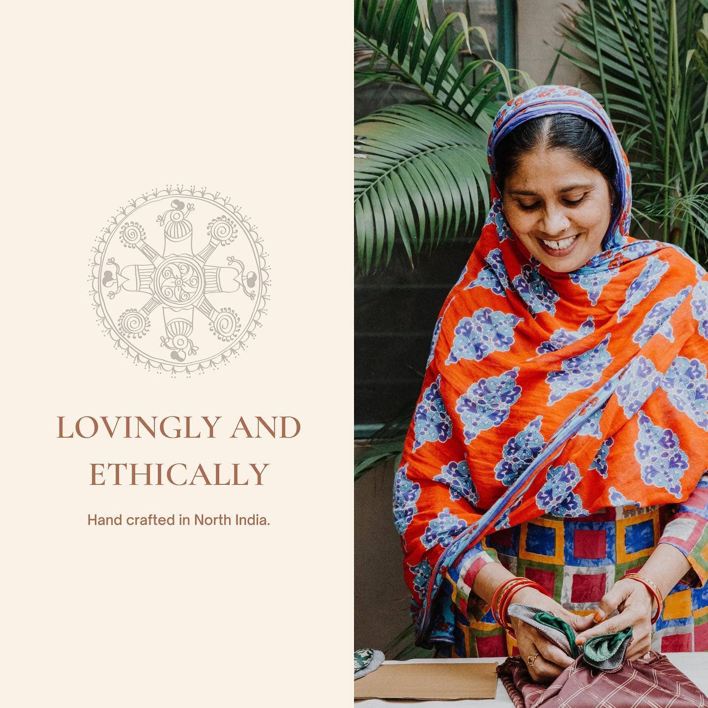 Upcycled Sari Gift Bags: Medium