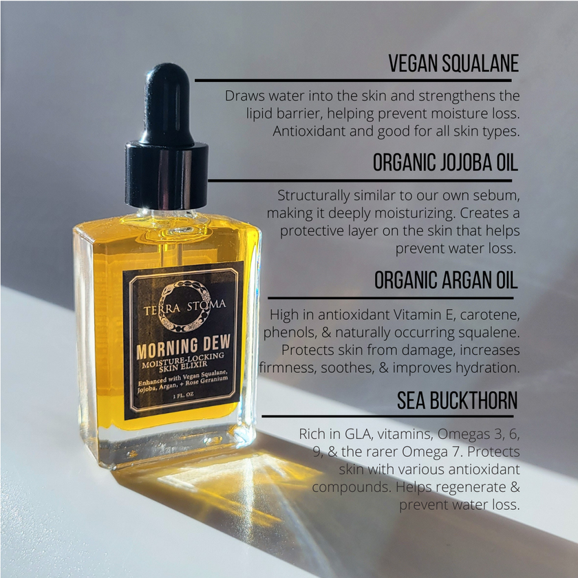 MORNING DEW - Moisture-Locking Skin Elixir: 1 fl.oz