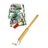 Washable Dusters: Surprise Prints: Ivory / Fabric head + handle