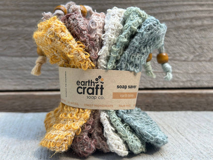 Sisal Soap Saver Bags (Set of 6) - Earthtone
