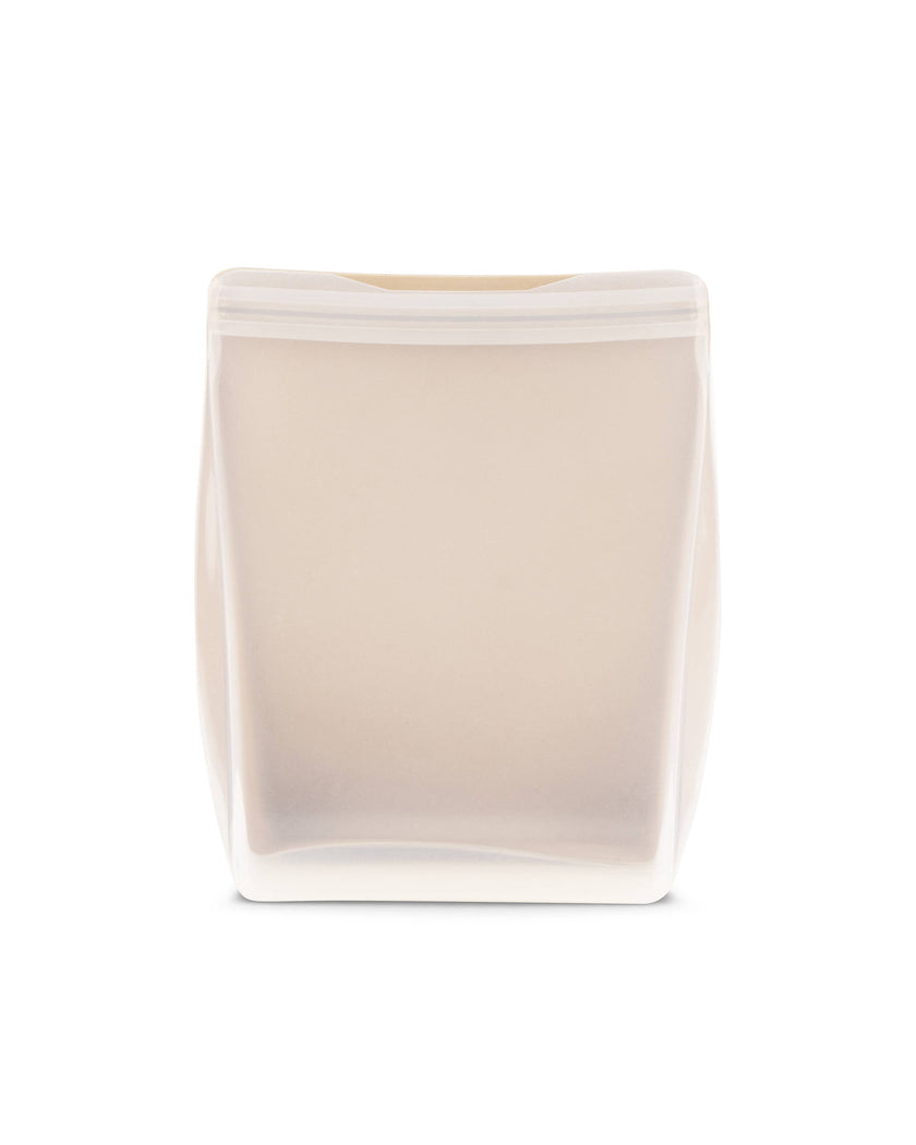 W&P Reusable Silicone Bags - Stand Up : Oat / 36 oz