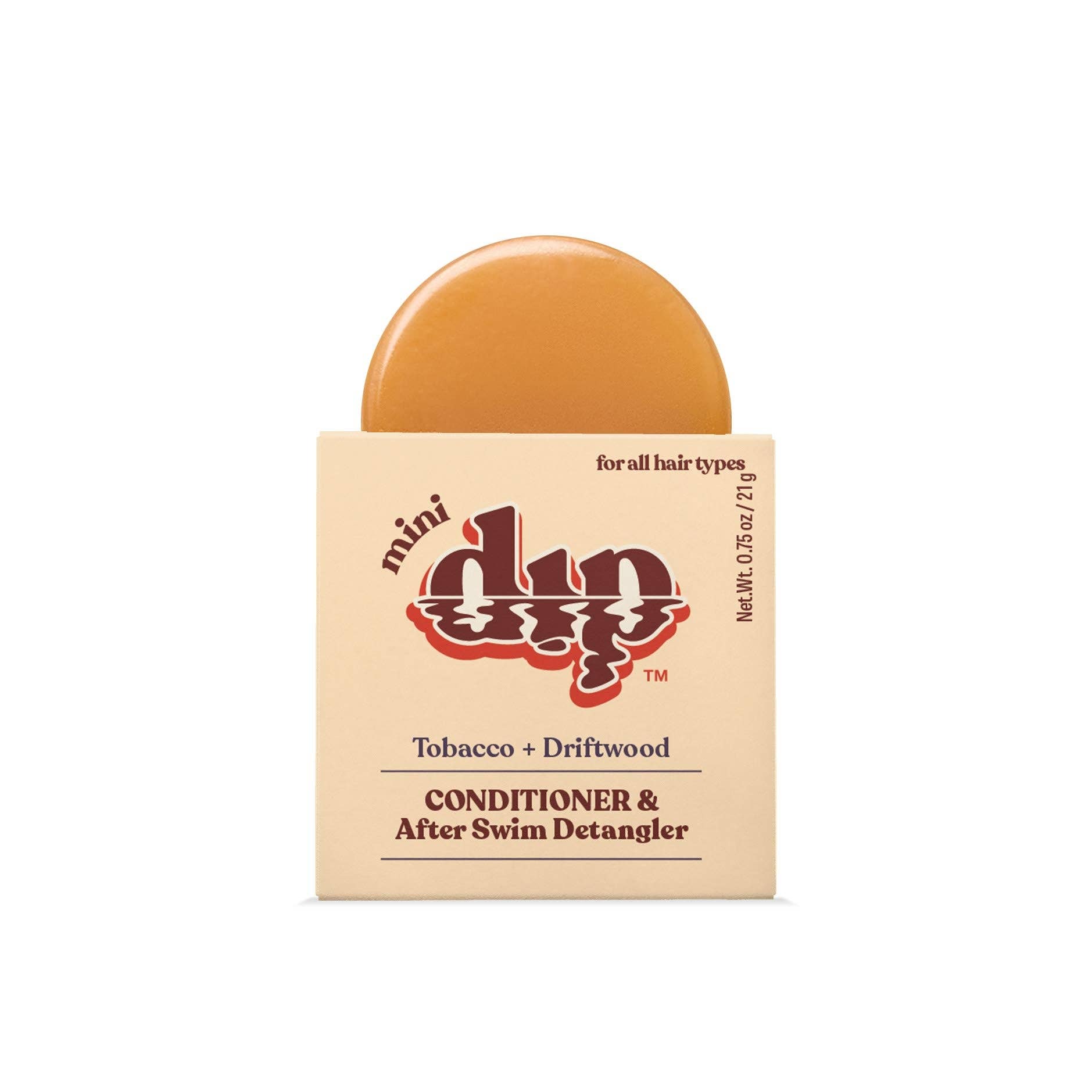 Mini Dip Conditioner & After Swim Detangler - Tobacco & Driftwood: 0.75 oz