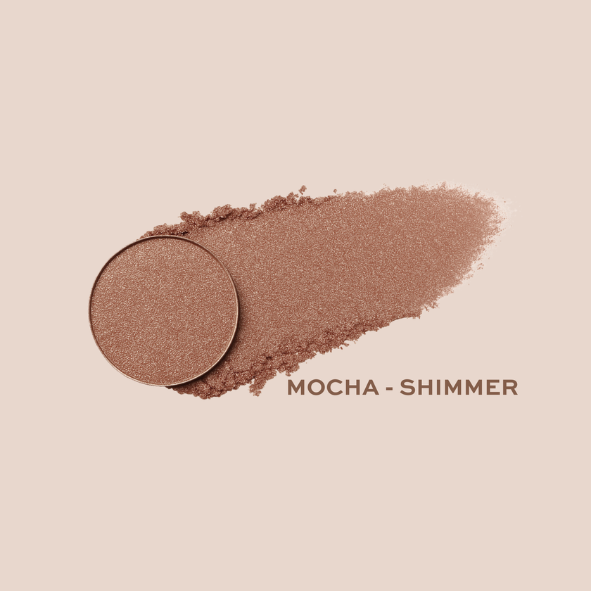 Taylor Made Organics Mineral Eyeshadow Single | Mocha Shimmer