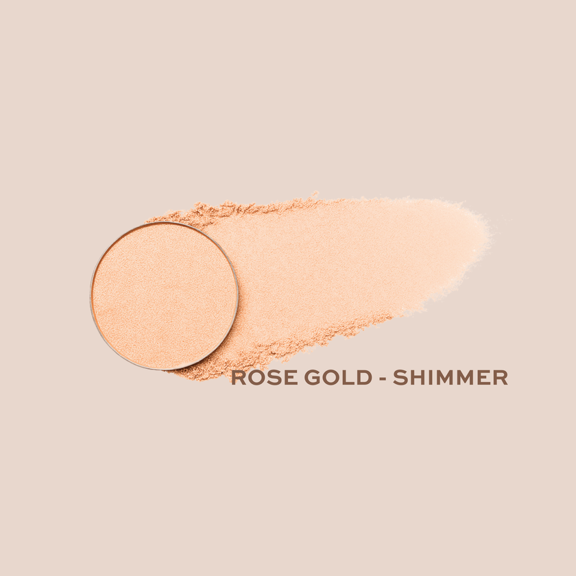 Taylor Made Organics Mineral Eyeshadow Single | Rose gold