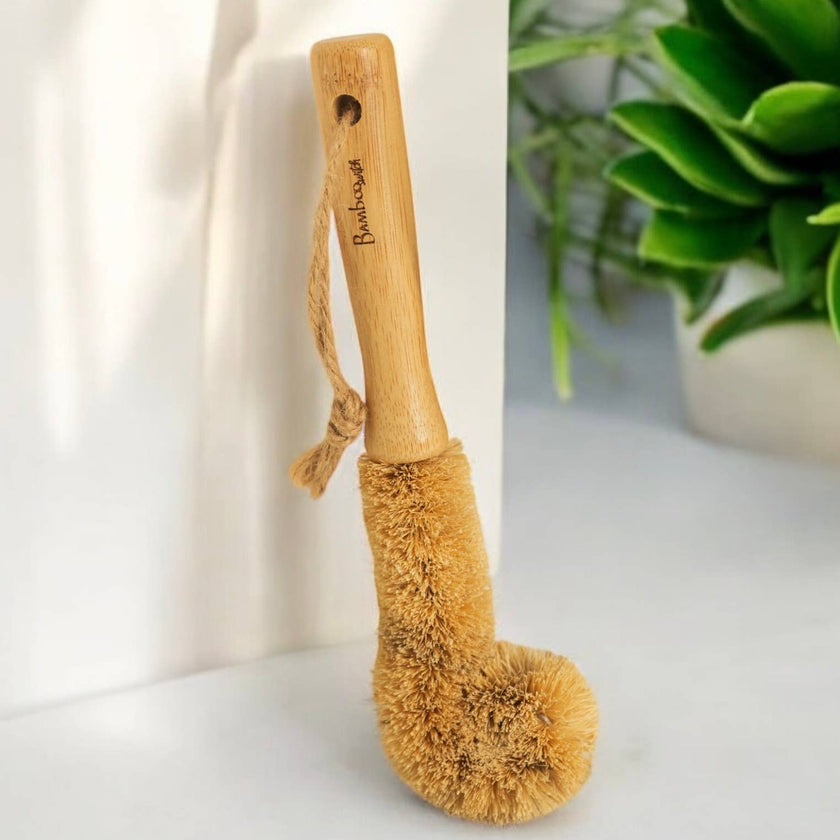 Bamboo Switch Bamboo Glassware Scrub Brush