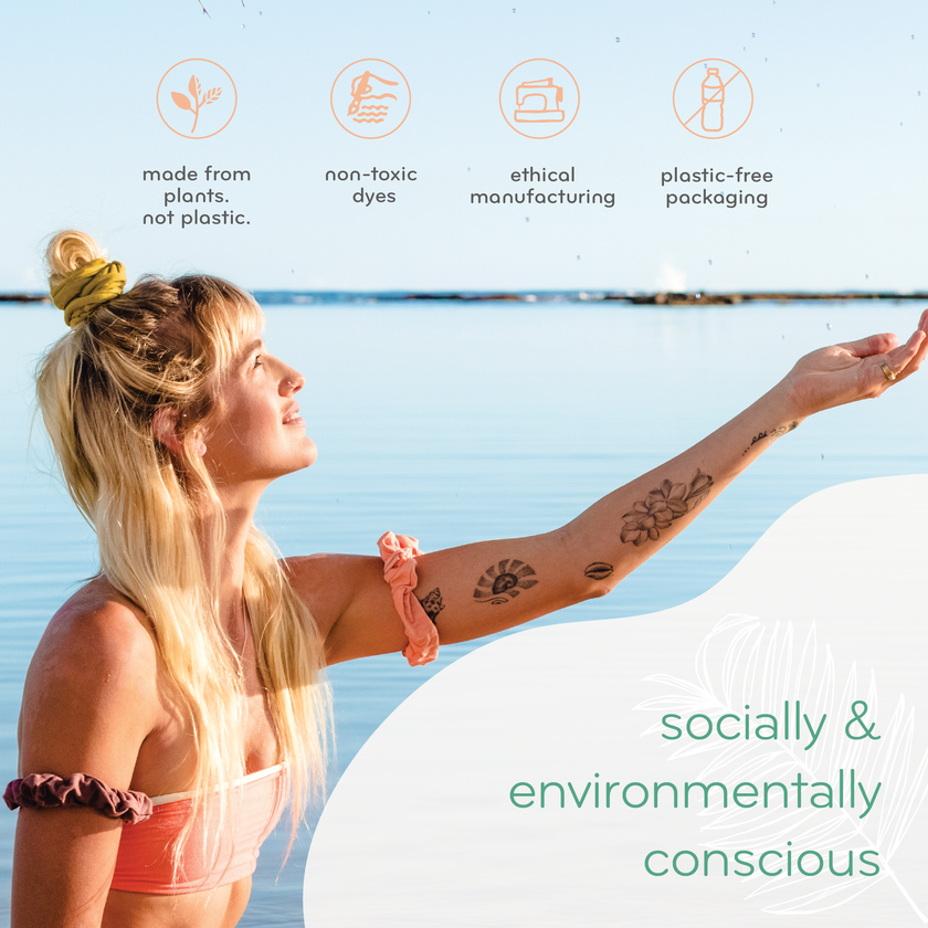 Kooshoo Plastic-free Scrunchies - Sunrise