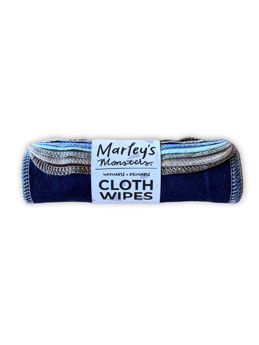 Marley's Monsters: Cloth Wipes 12 Count