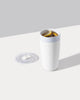 W&P Insulated Ceramic Stainless Steel Coffee & Drink Tumbler: Cream