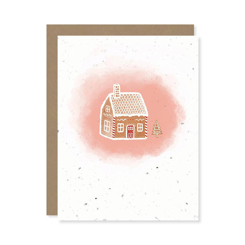 Gingerbread Plantable Wildflower Seed Card