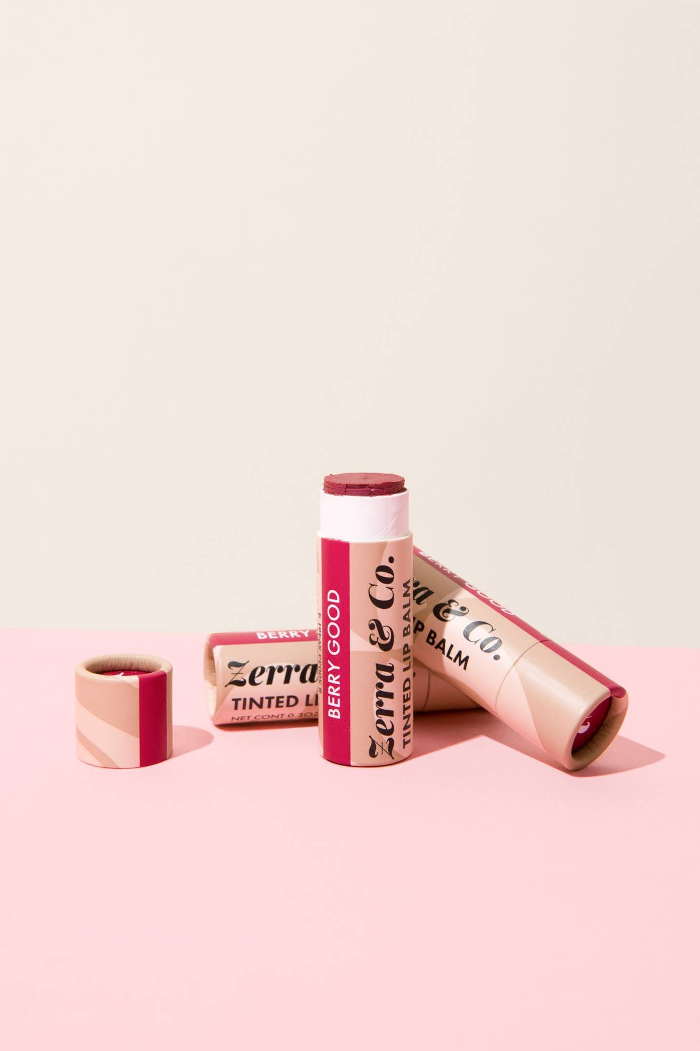 Tinted Lip Balm | Vegan Sheer Jumbo Zero Waste Lip Balm: Berry Good