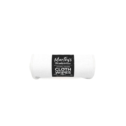 Marley's Monsters Cloth Wipes: 24 Pack / Organic White