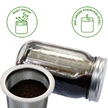 Cold Brew Coffee and Tea Maker Stainless Steel Filter Kit: Quart