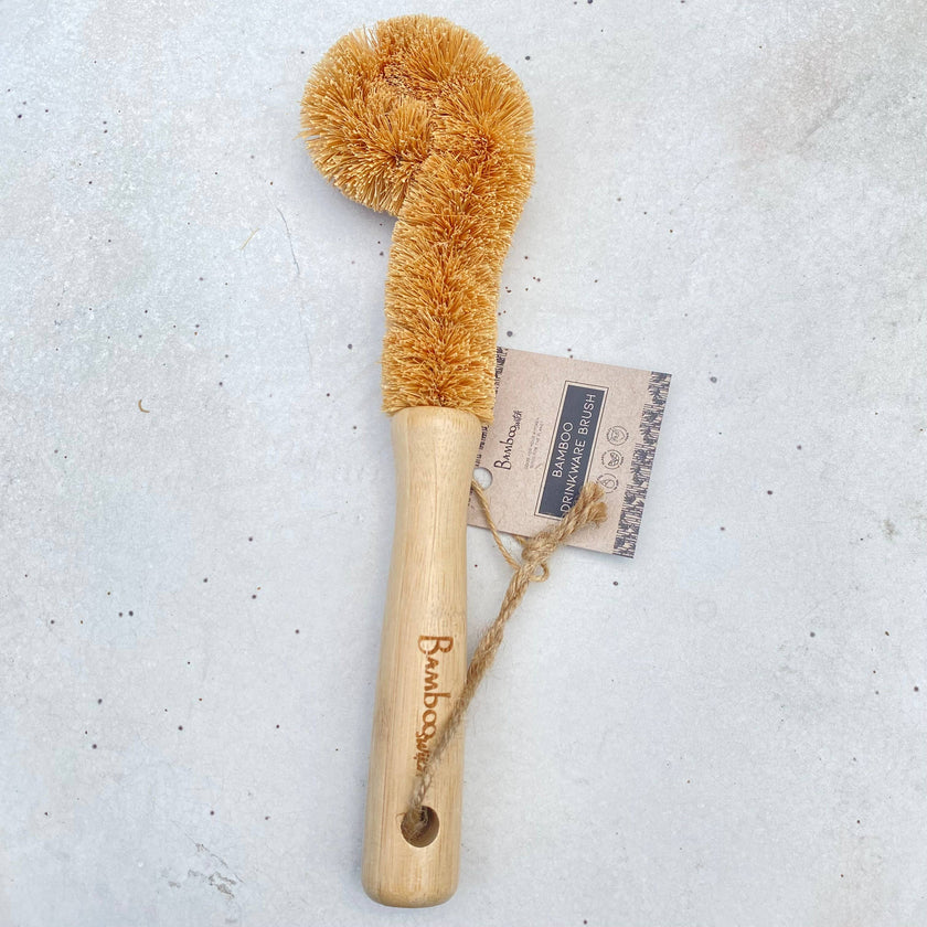 Bamboo Switch Bamboo Glassware Scrub Brush