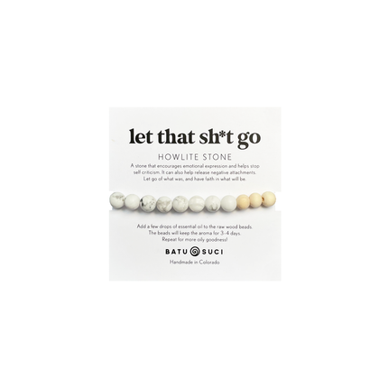 Batu Suci Let That Sh*t Go Diffuser Bracelet