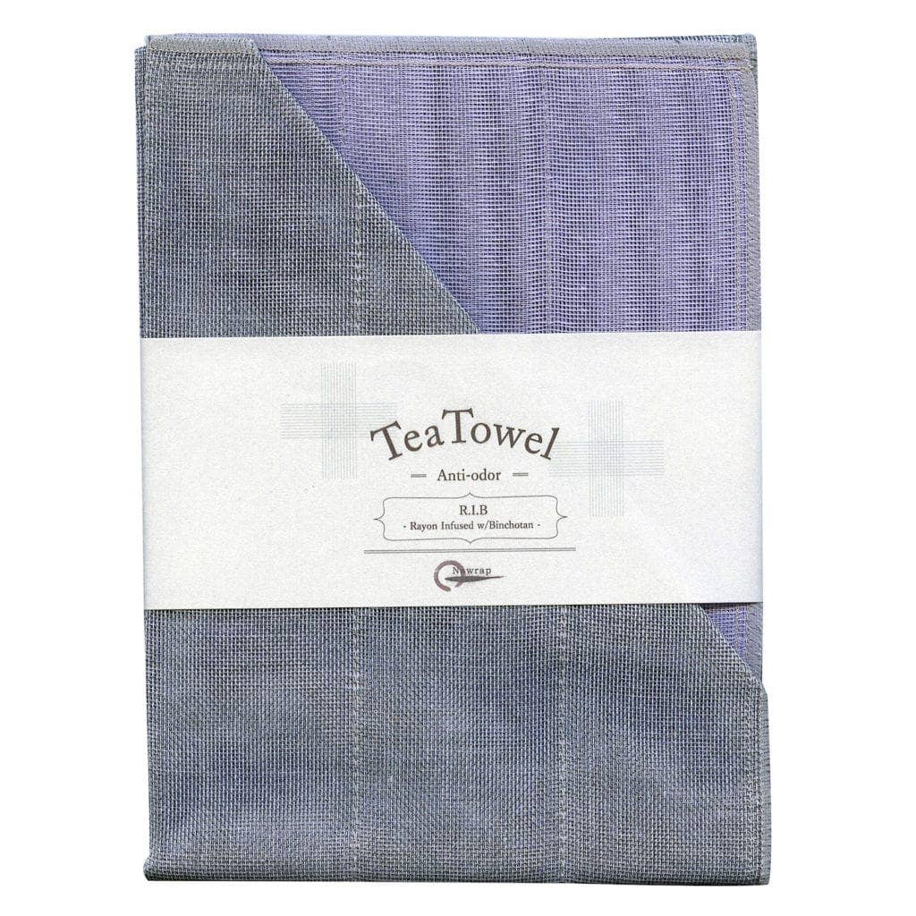 Nawrap Binchotan Tea Towels, Aqua